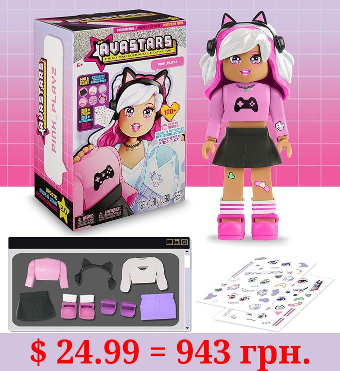 My Avastars Fashion Doll - Pink_Playz with 2 Outfits and 100+ Ways to Customize