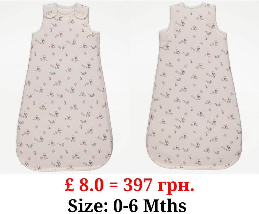 Disney Winnie The Pooh White Sleep Bag 2.5 Tog