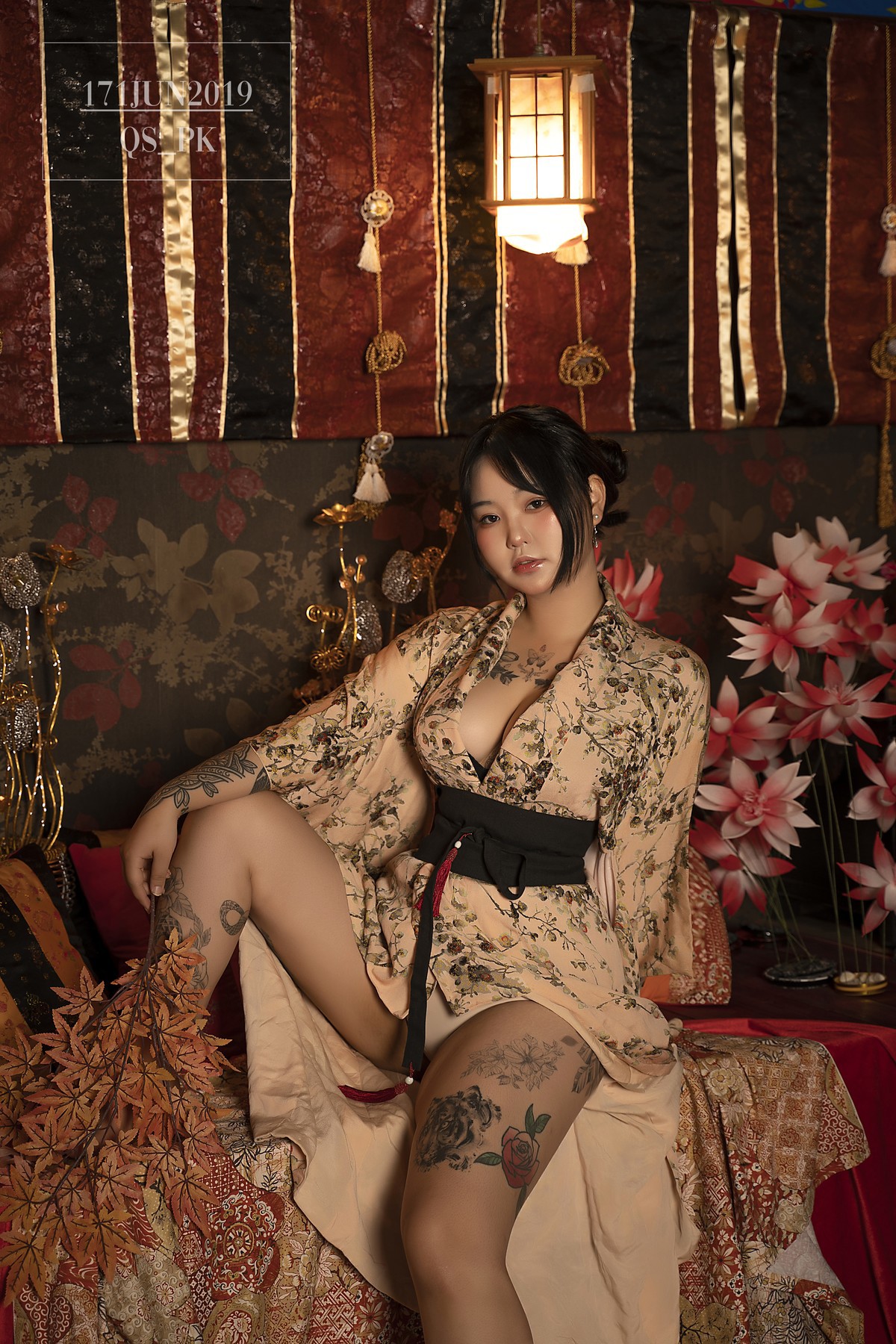 Jeon BoYeon 전보연, [SAINT Photolife] BoYeon Yukata Set.01 4