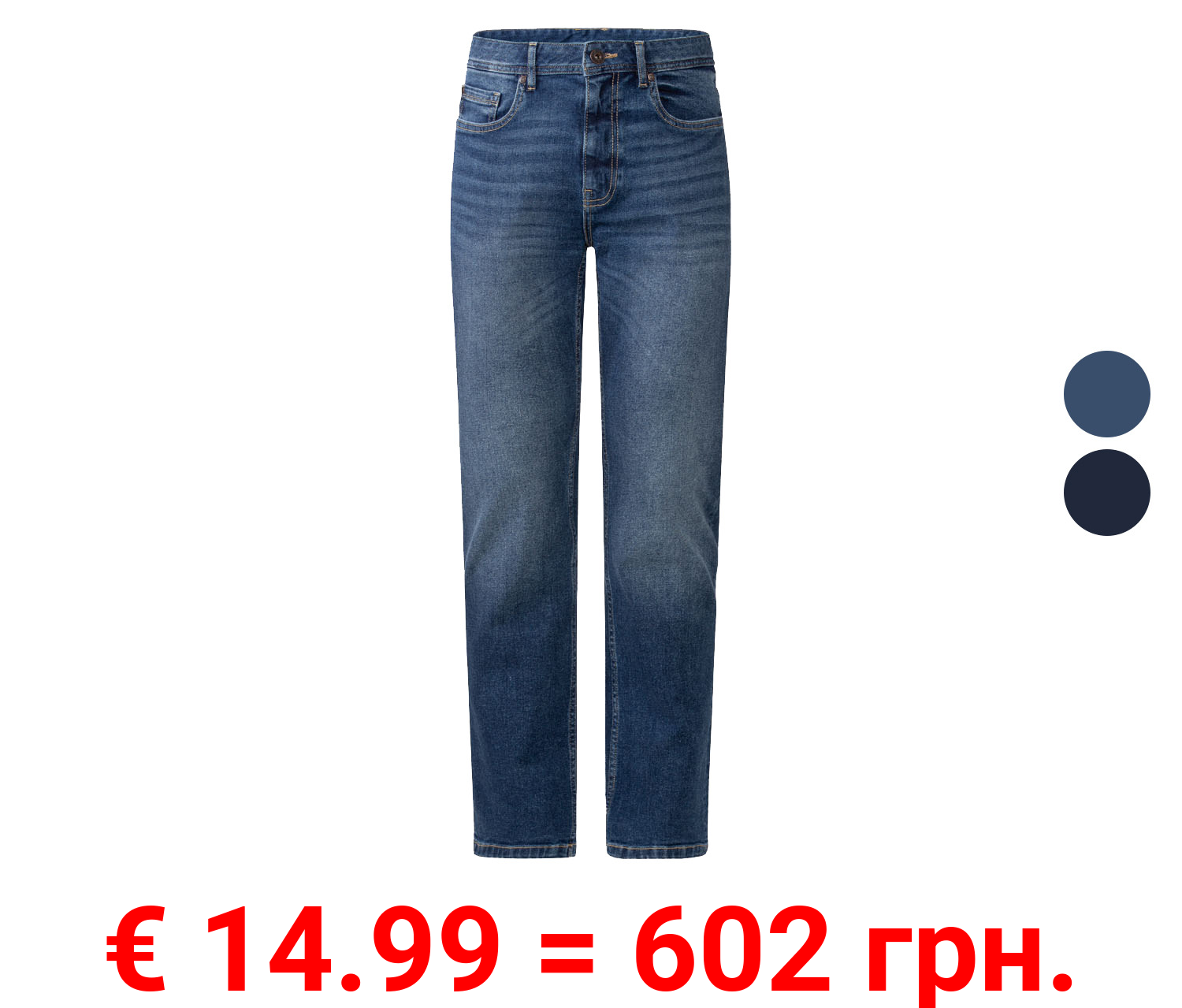 LIVERGY® Herren Jeans, Straight Fit, mit normaler Leibhöhe