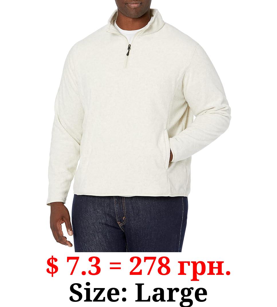 Amazon Essentials Men's Quarter-Zip Polar Fleece Jacket