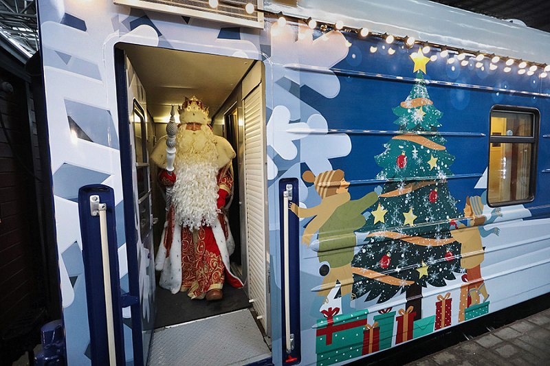 Поезд Деда Мороза прибудет в Хабаровск 8 ноября 2022 года