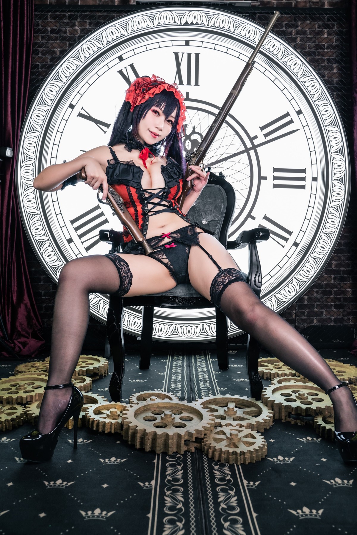 Cosplay 小琪Aki 时崎狂三 Kurumi Tokisaki 3