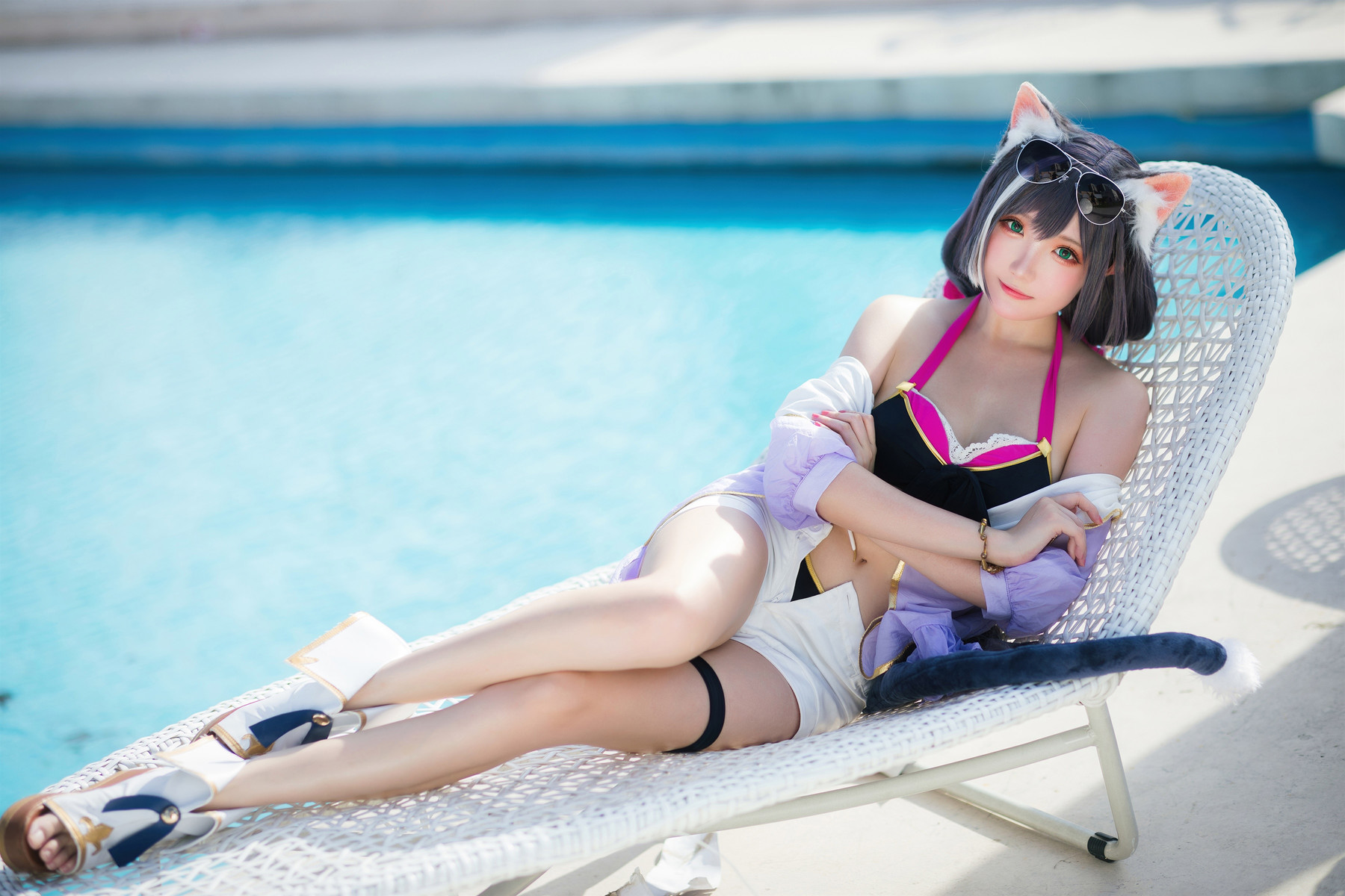 Cosplay 瓜希酱 公主连结 凯露夏日 Kyaru 8