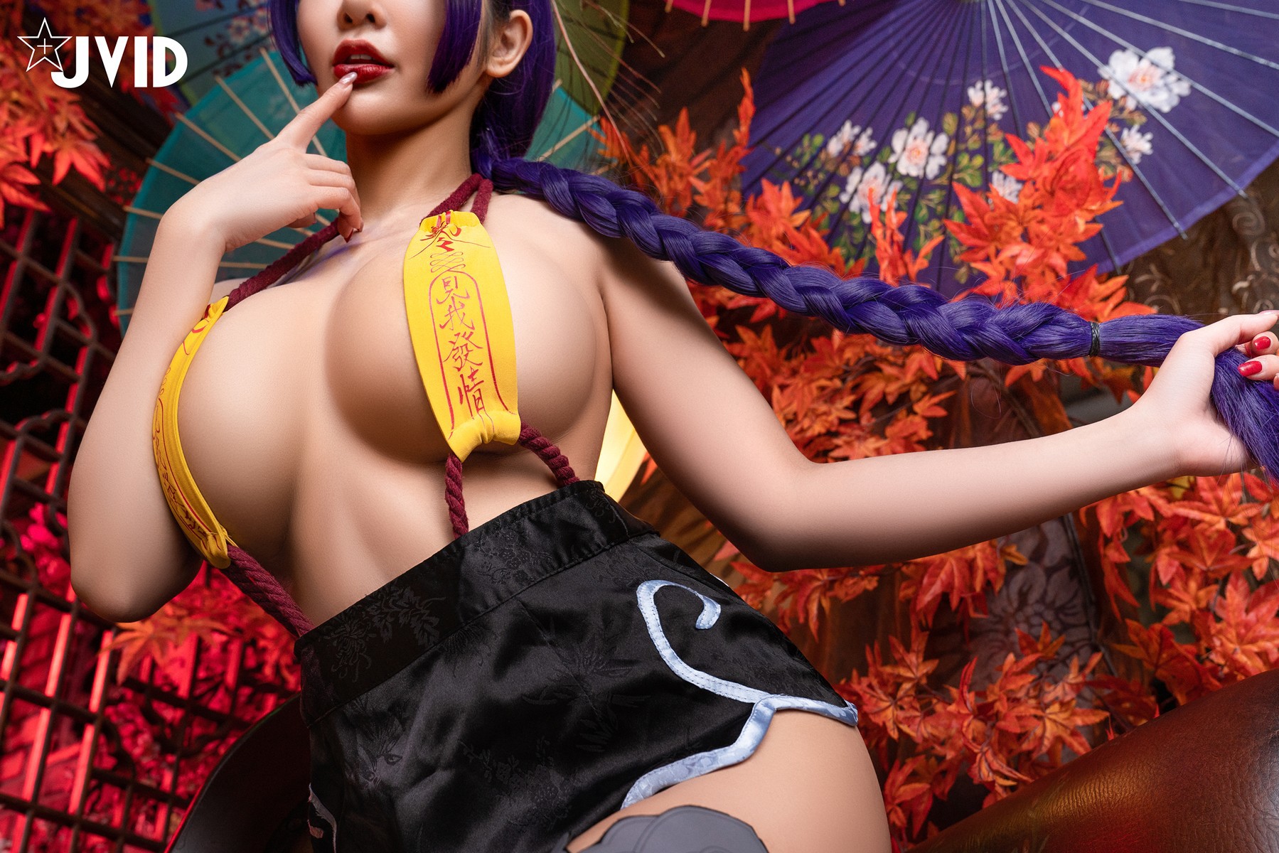 菰蒲風動縱斜影，殭屍奶光《安希》膣得液滿！見我發情——香希趕屍霊幻道士 X 最胸妖怪キョンシー Zombie sex folklore Set.02 23