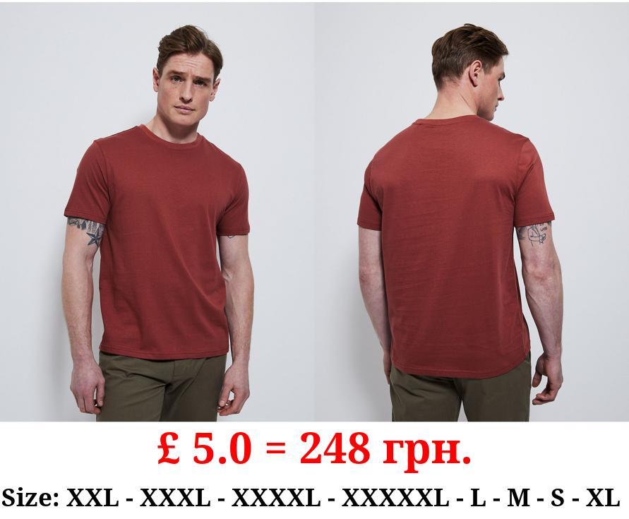 Rust Crew Neck T-Shirt