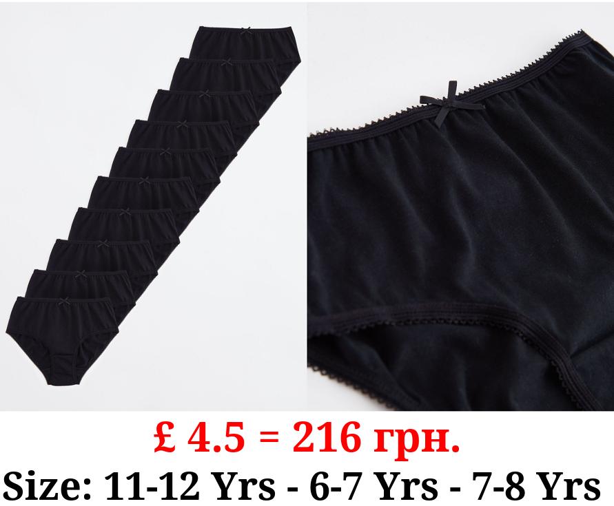 Basic Black Briefs 10 Pack