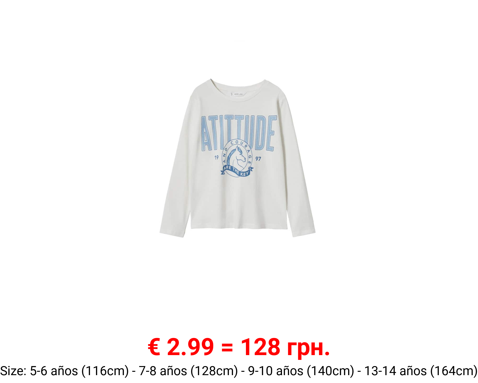 Camiseta manga larga mensaje