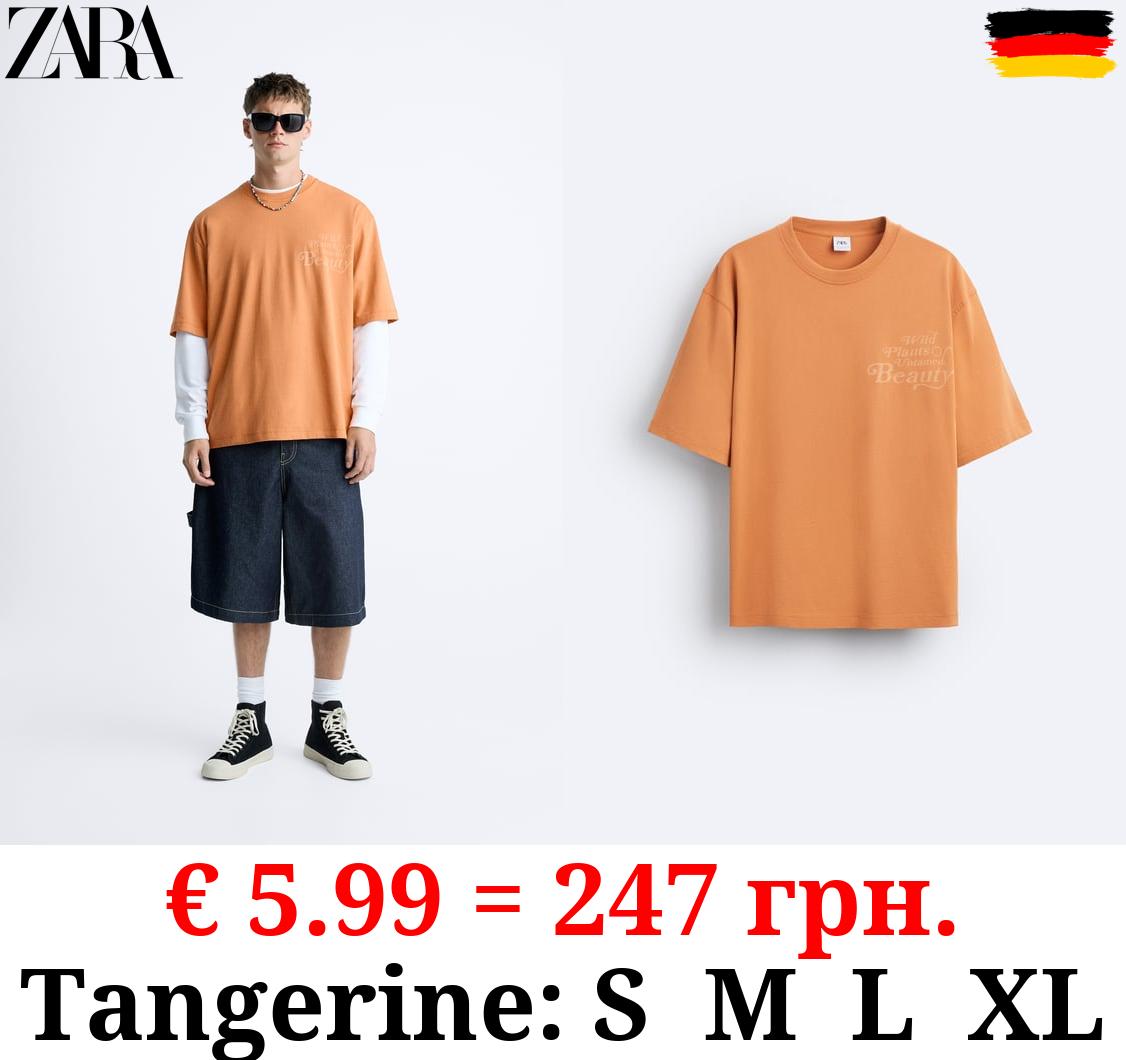 SLOGAN PRINT T-SHIRT