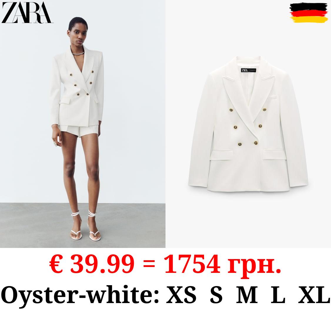 TAILORED DOUBLE-BREASTED BLAZER