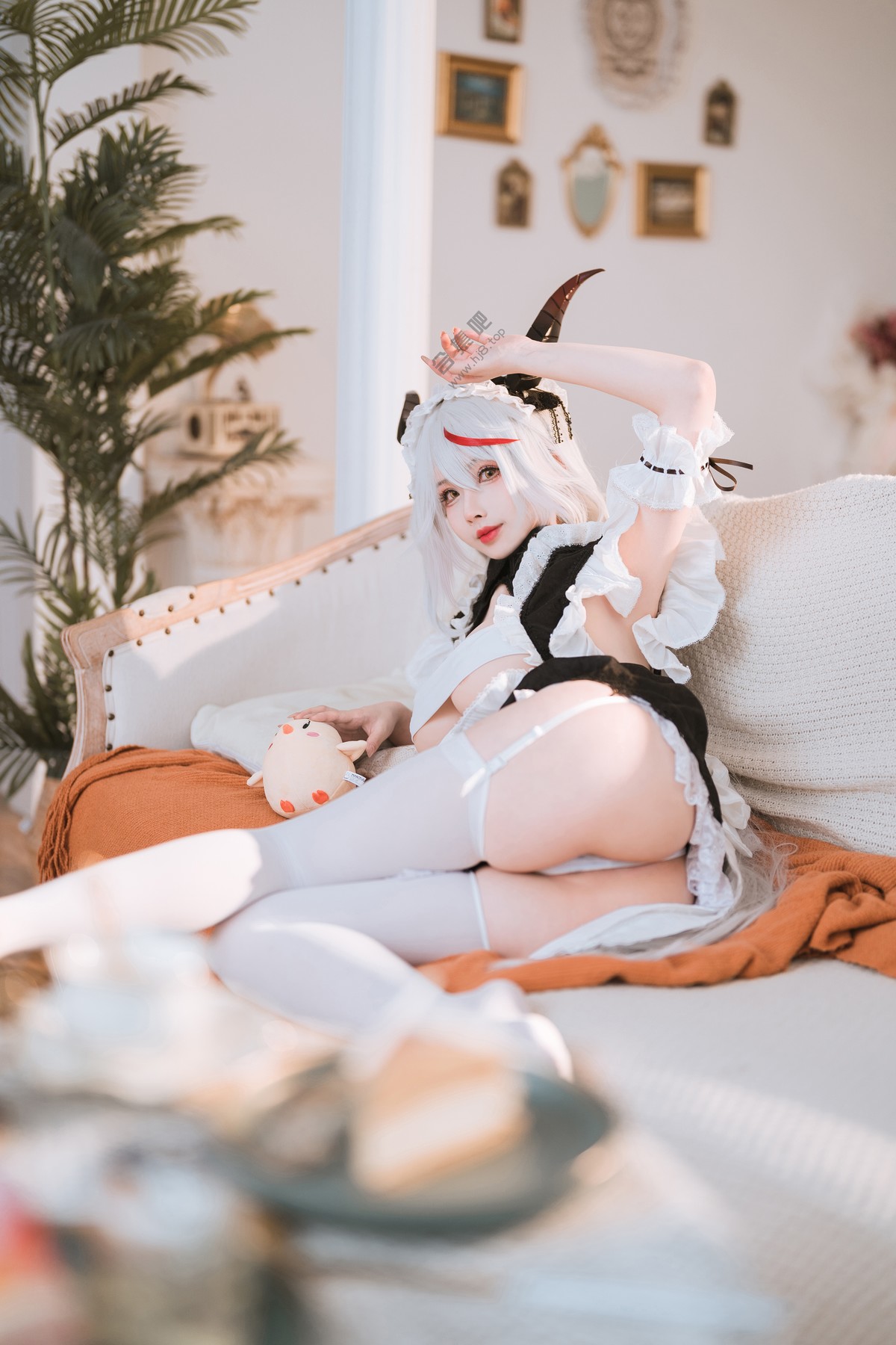 Cosplay rioko凉凉子 妄想航线 港区的龙女仆 10