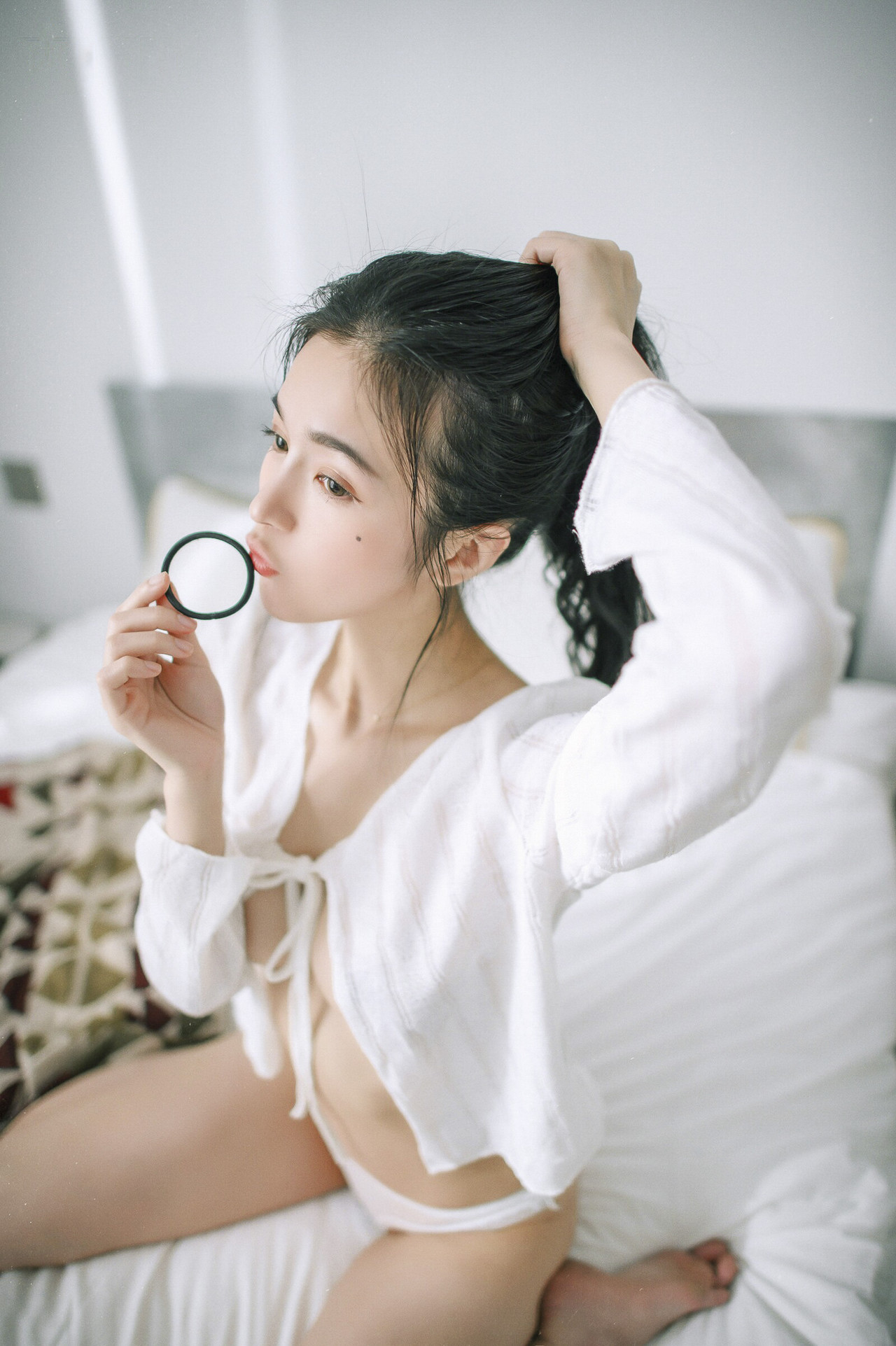 JVID精品 超仙辰辰 💕 仙女下凡玩遊戲輸了，成為任你使喚、讓你舒服的一日女友，隱藏版更多超性感畫面唷！ 75