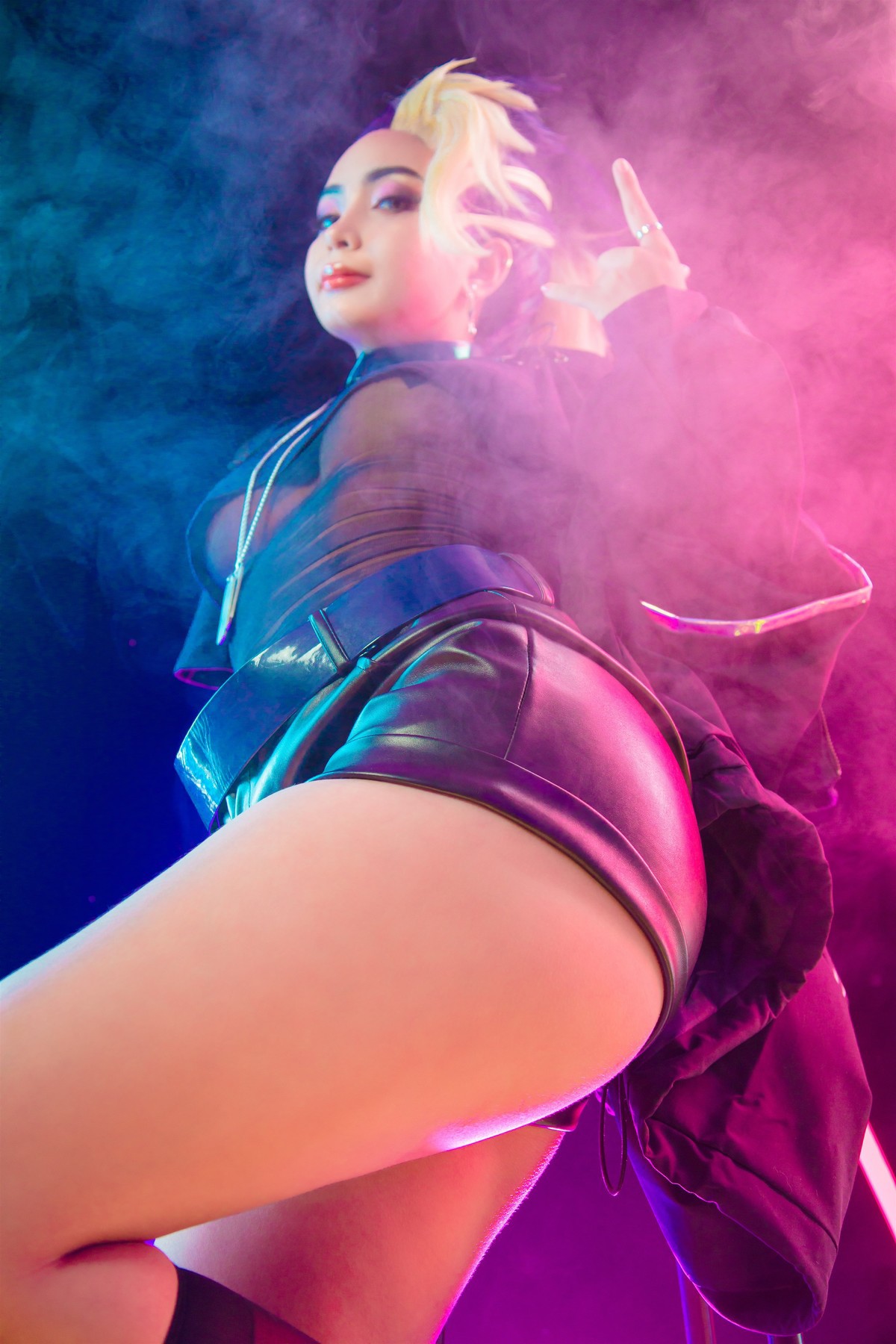 Cosplay Umeko.J Akali The Baddest 18