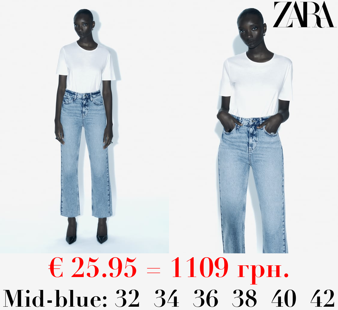 Z1975 HIGH-RISE STRAIGHT JEANS