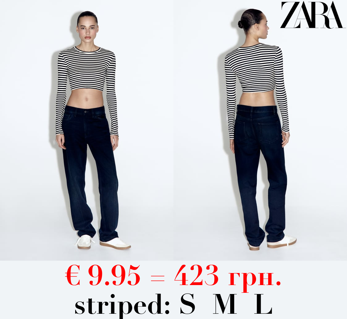 COTTON AND MODAL CROP TOP