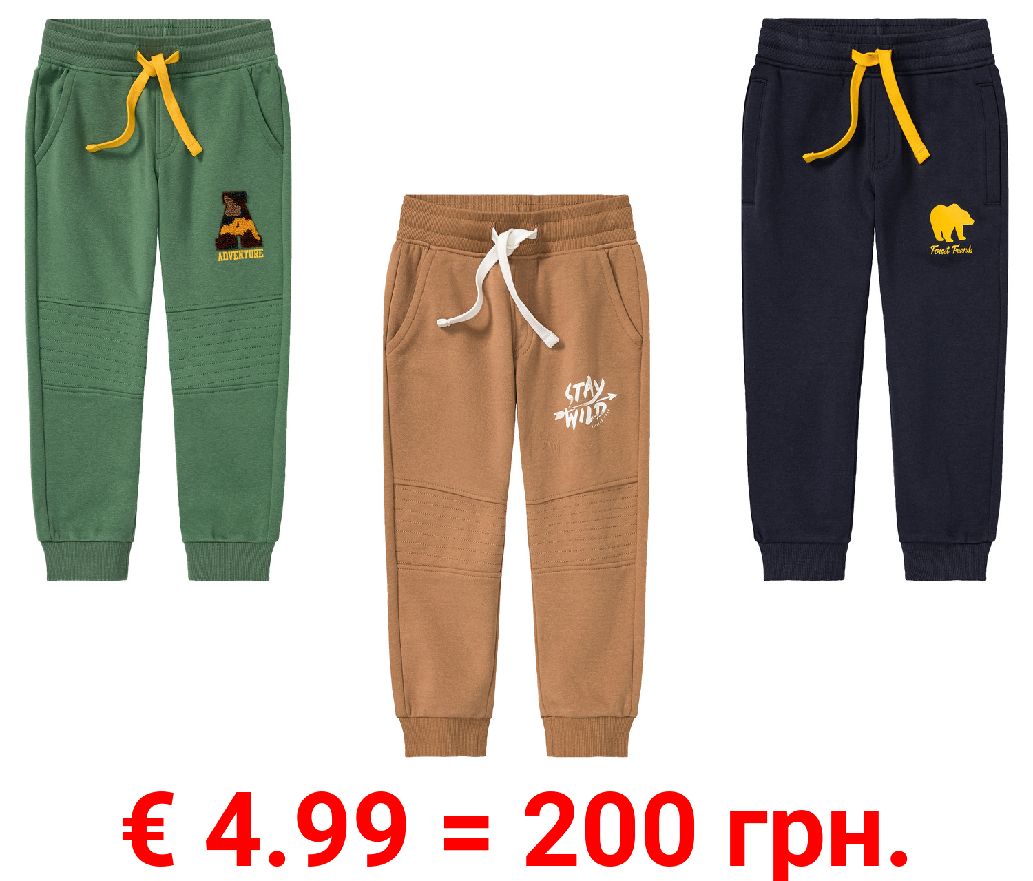 lupilu® Kleinkinder Sweathose mit Baumwolle