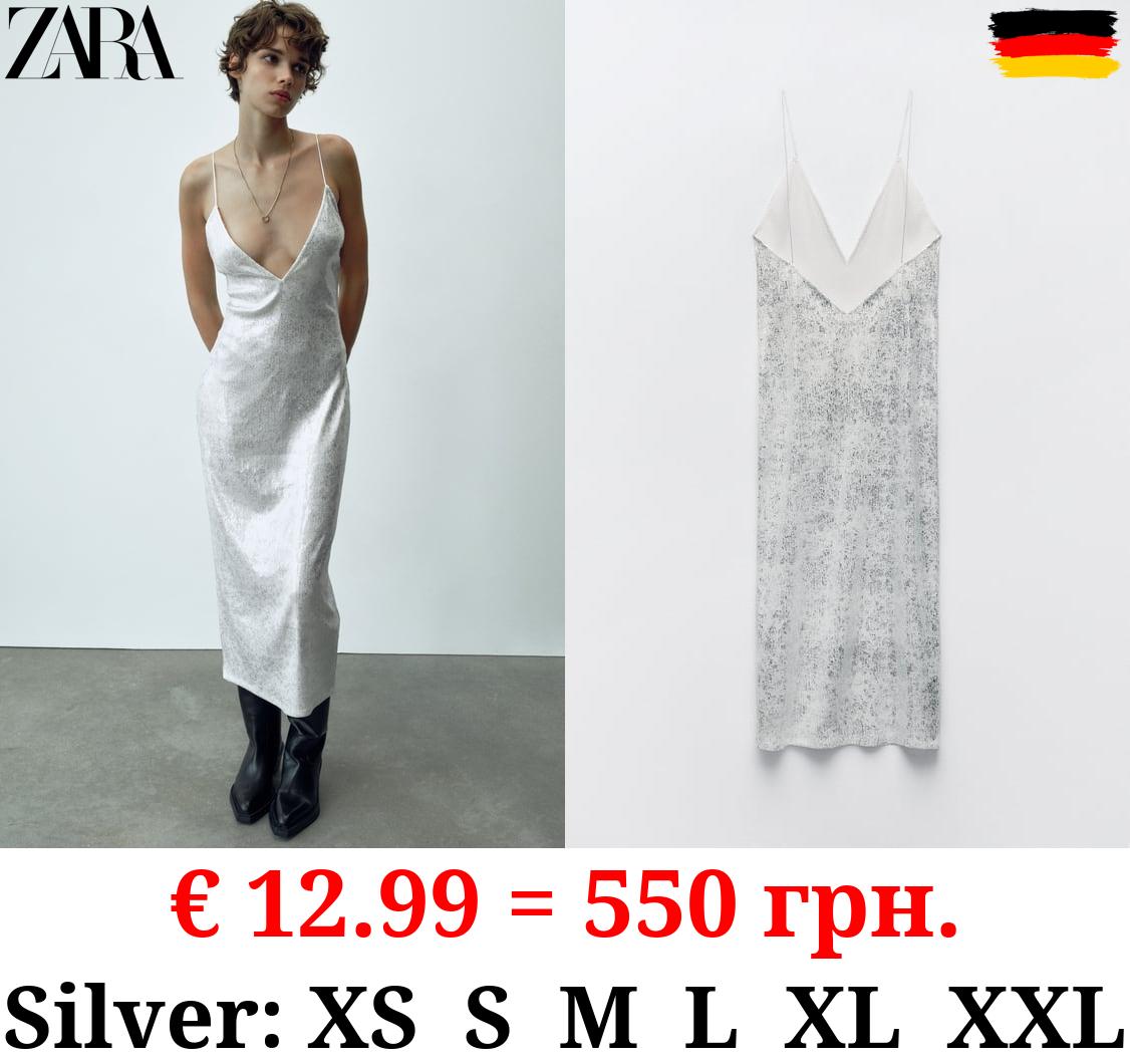 SEQUINNED MIDI DRESS