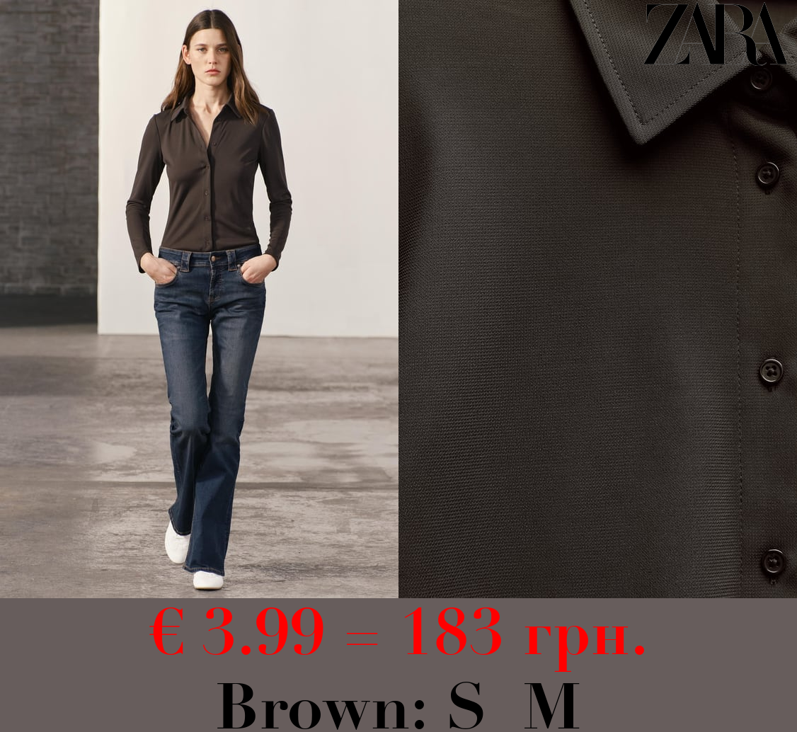 FLOWING SHIRT WITH BUTTONS