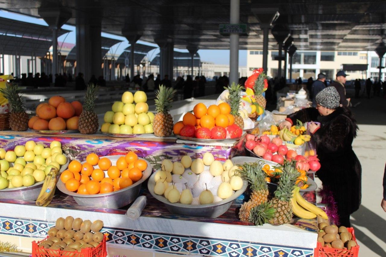 Таджикистан Худжанд базар Панчшанбе