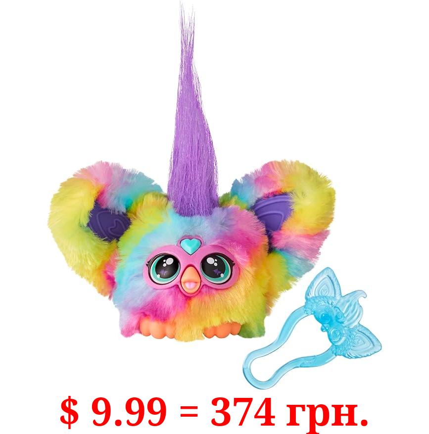 Furby Furblets Ray-Vee Mini Friend, 45+ Sounds, Electronica Music & Furbish Phrases, Electronic Plush Toys for Girls & Boys 6 Years & Up, Rainbow