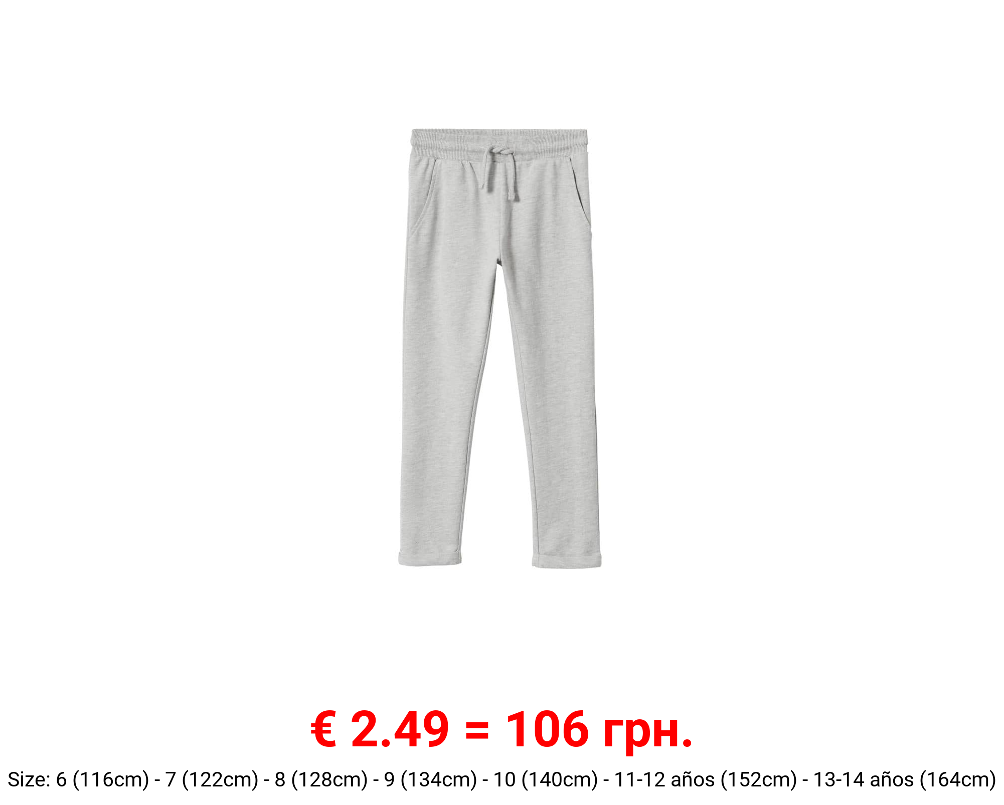 Pantalón jogger algodón