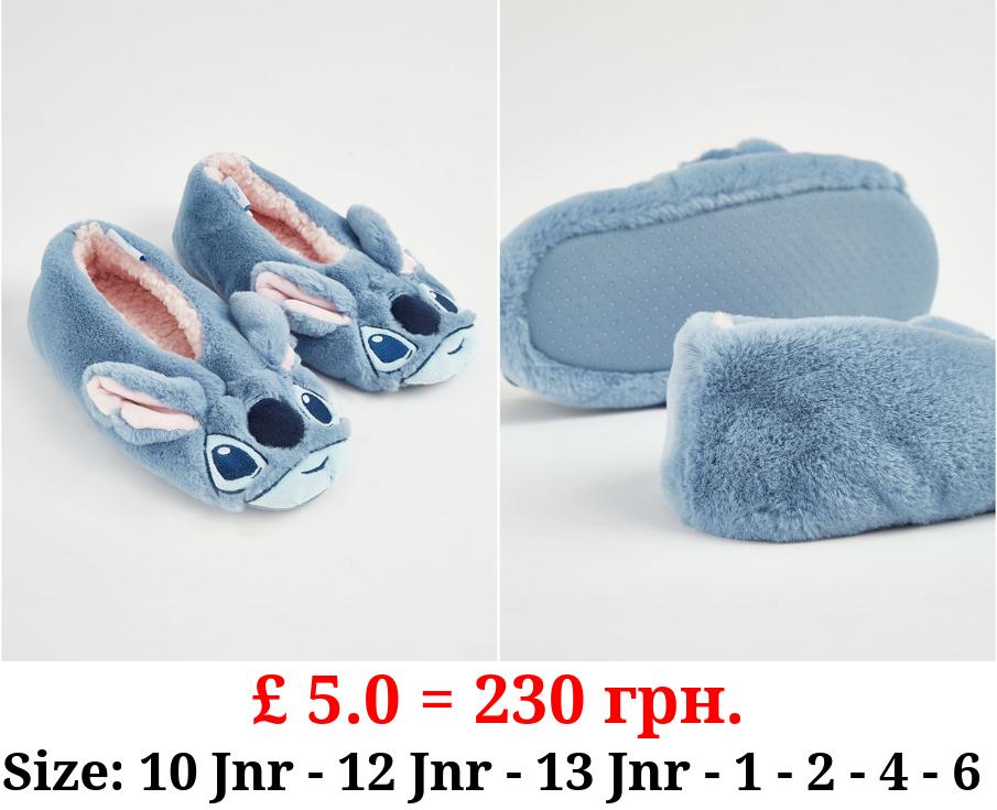 Disney Lilo & Stitch Faux Fur Slippers