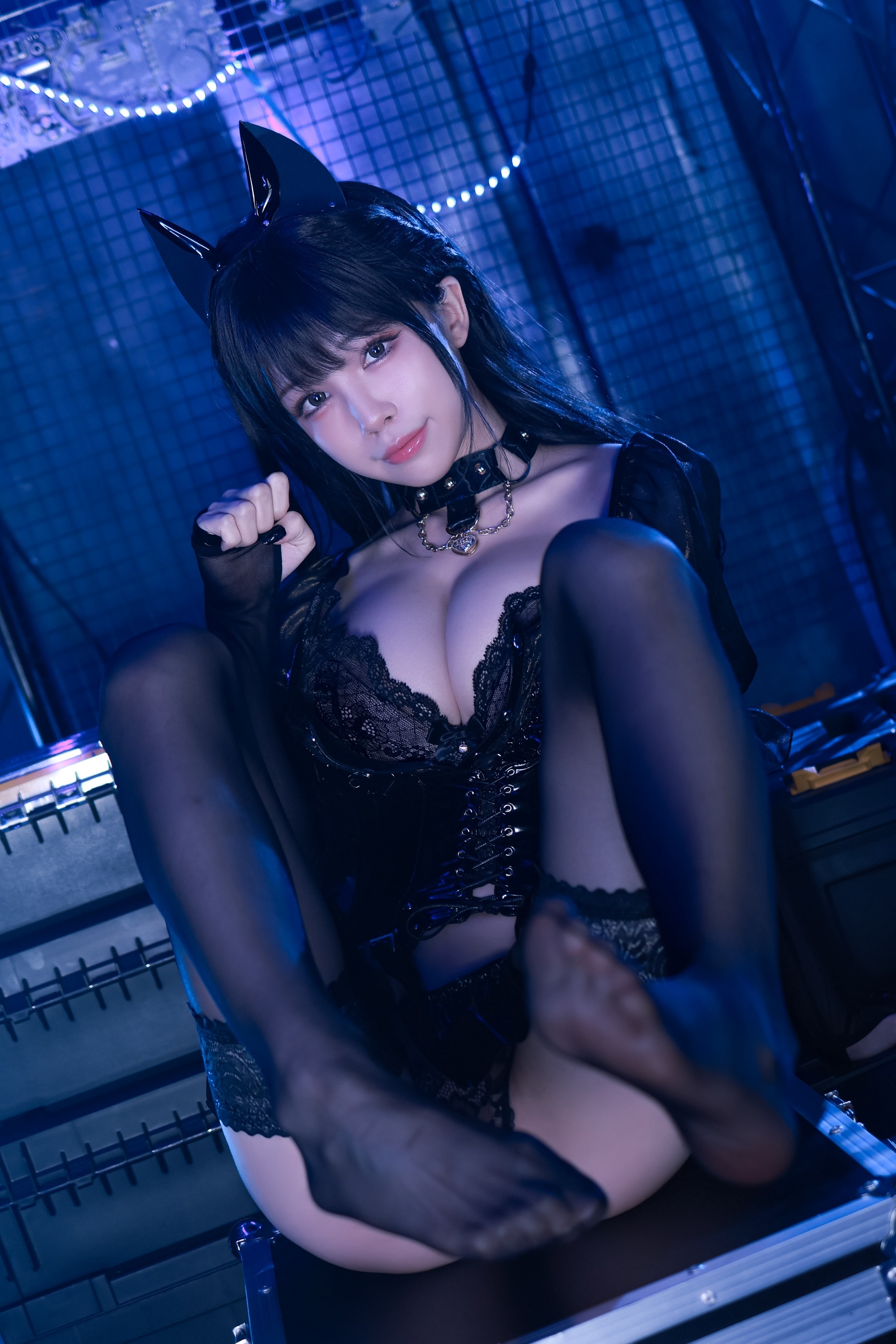 水淼Aqua - NO.94 猫咪女郎-黑色猫猫 [59P-152MB] 3
