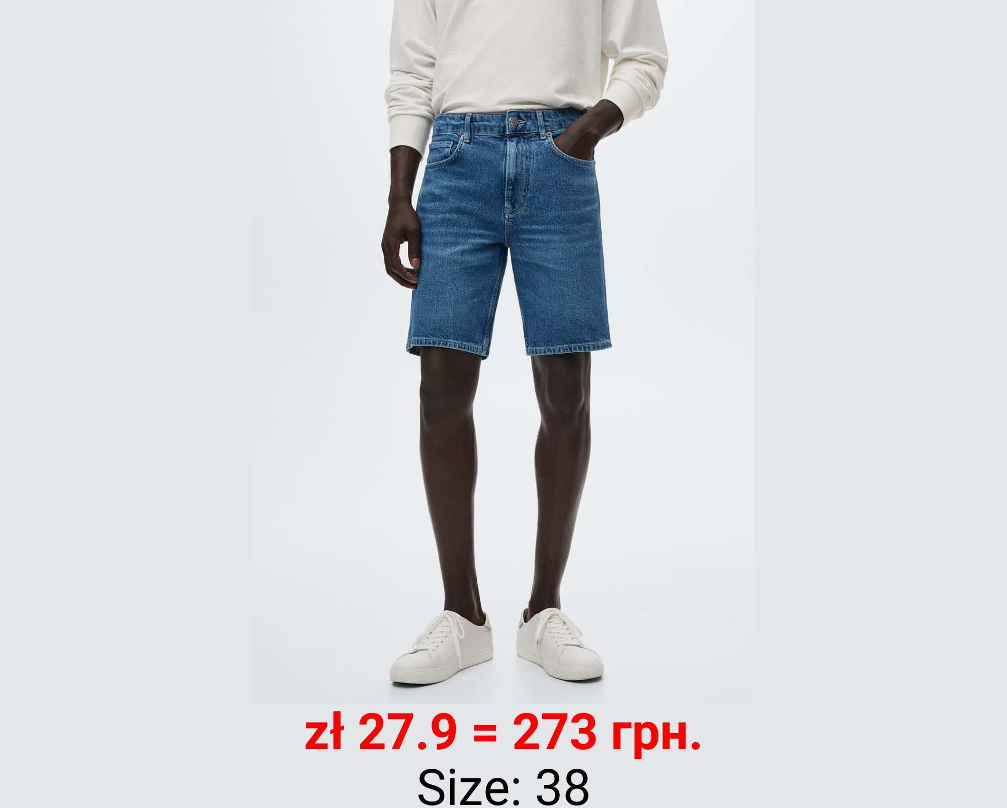 Bermudas vaqueras regular fit