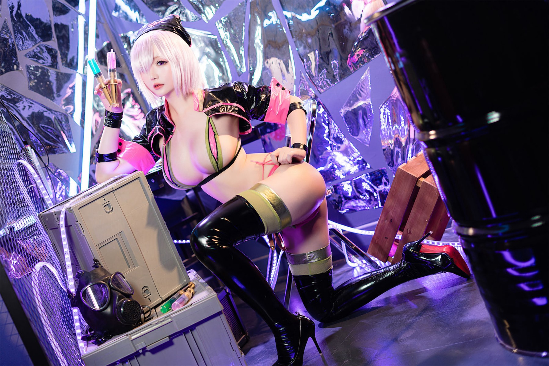 星之迟迟 Cosplay 玛修同人护士 Vol.02 9