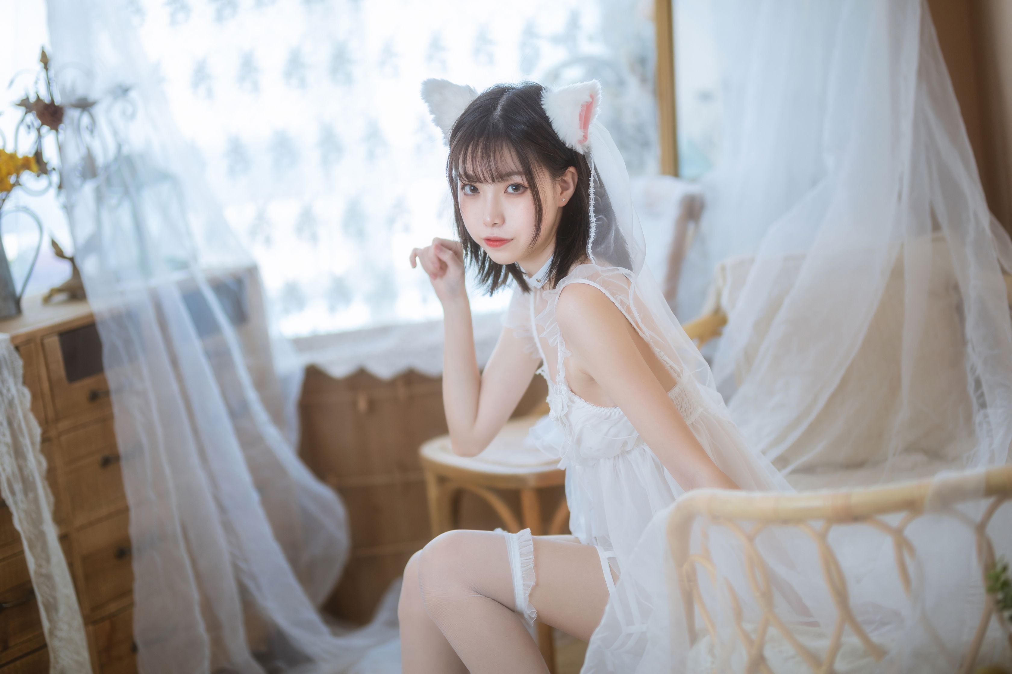 许岚LAN NO.003 少女白色裙[41P-627MB] 34
