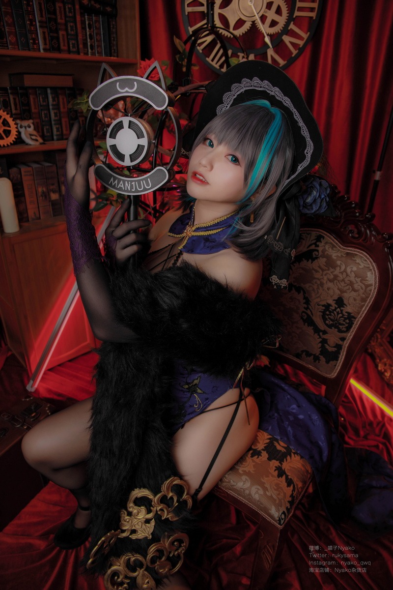 Nyako喵子 - 柴郡旗袍 [48P] 10