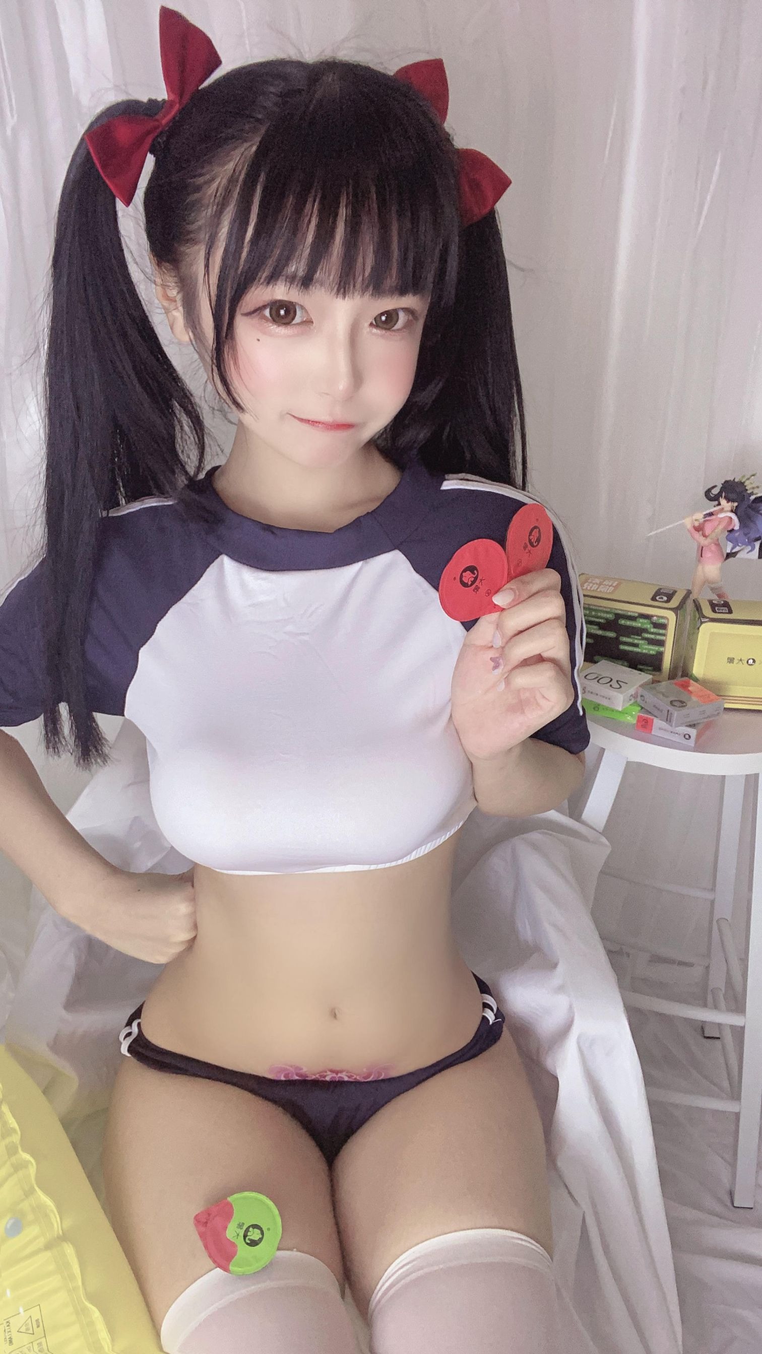 佳佳好难啊 - 蓝色吊带体操服 [40P-64MB] 13