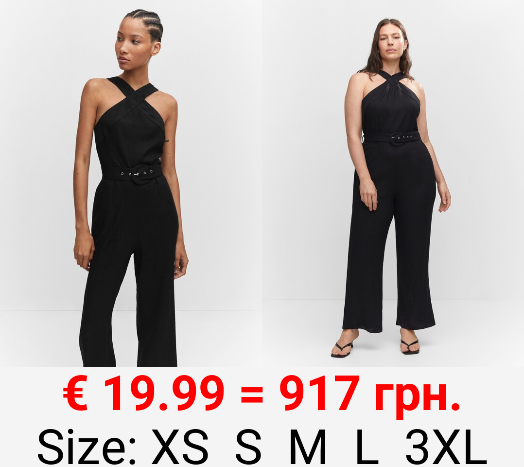 Mono cinturón cuello halter