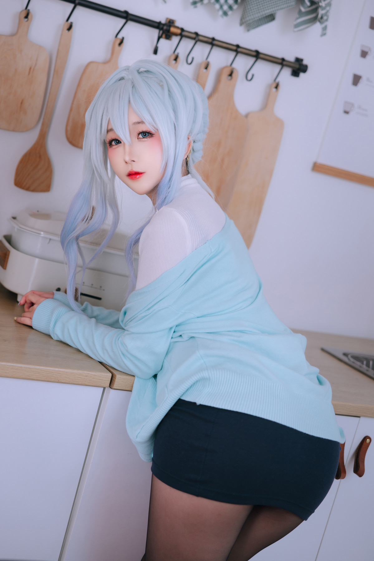 Cosplay Rinaijiao日奈娇 未亡人雪女 Set.03 9