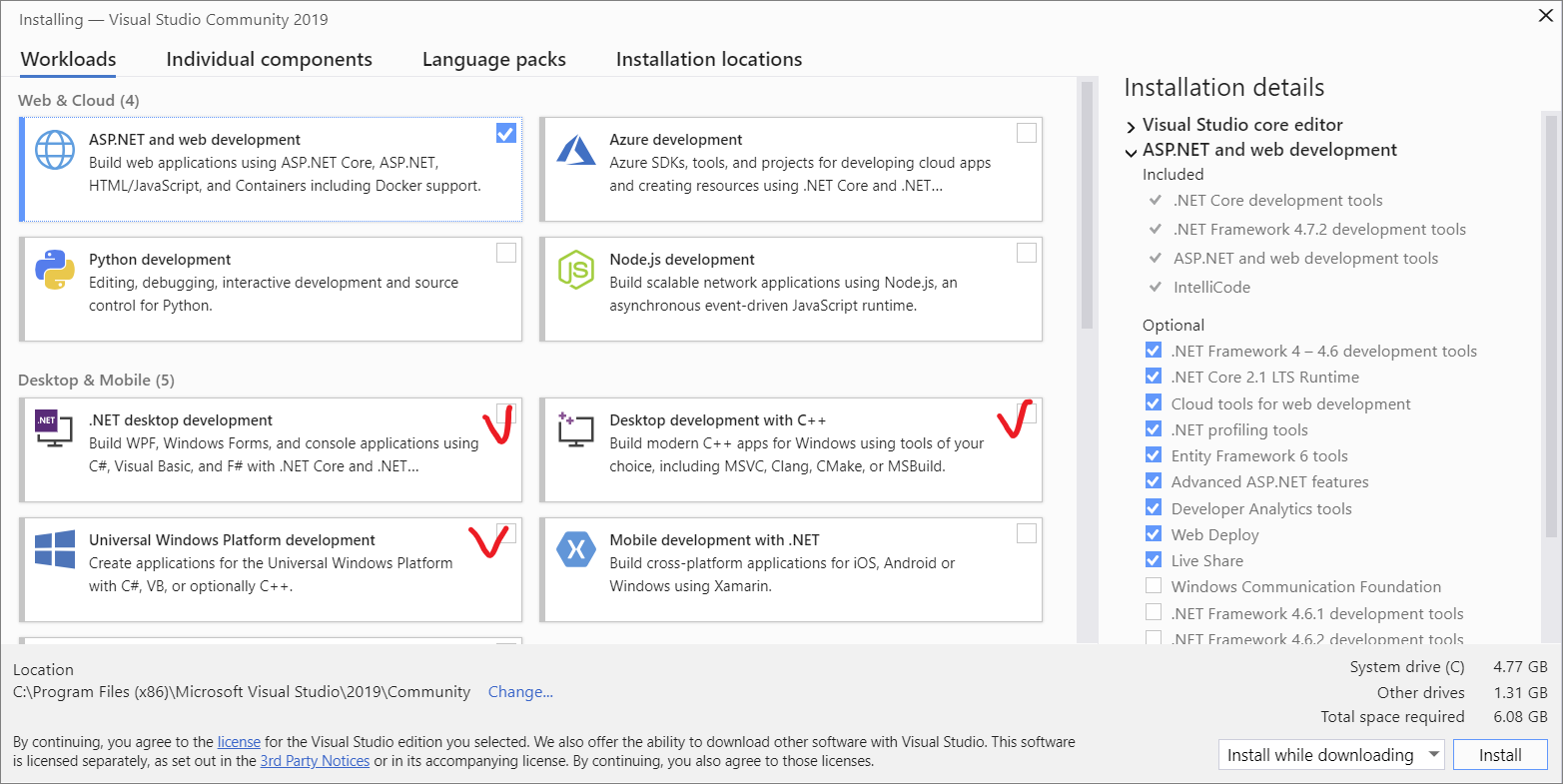 Desktop runtime x64. Установщик Visual Studio 2019. Visual Studio community 2019. Установка Visual Studio 2019. Microsoft Visual Studio install.