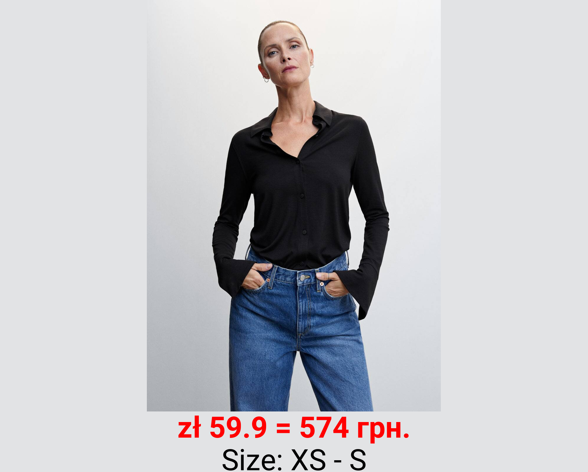 Camisa fluida botones