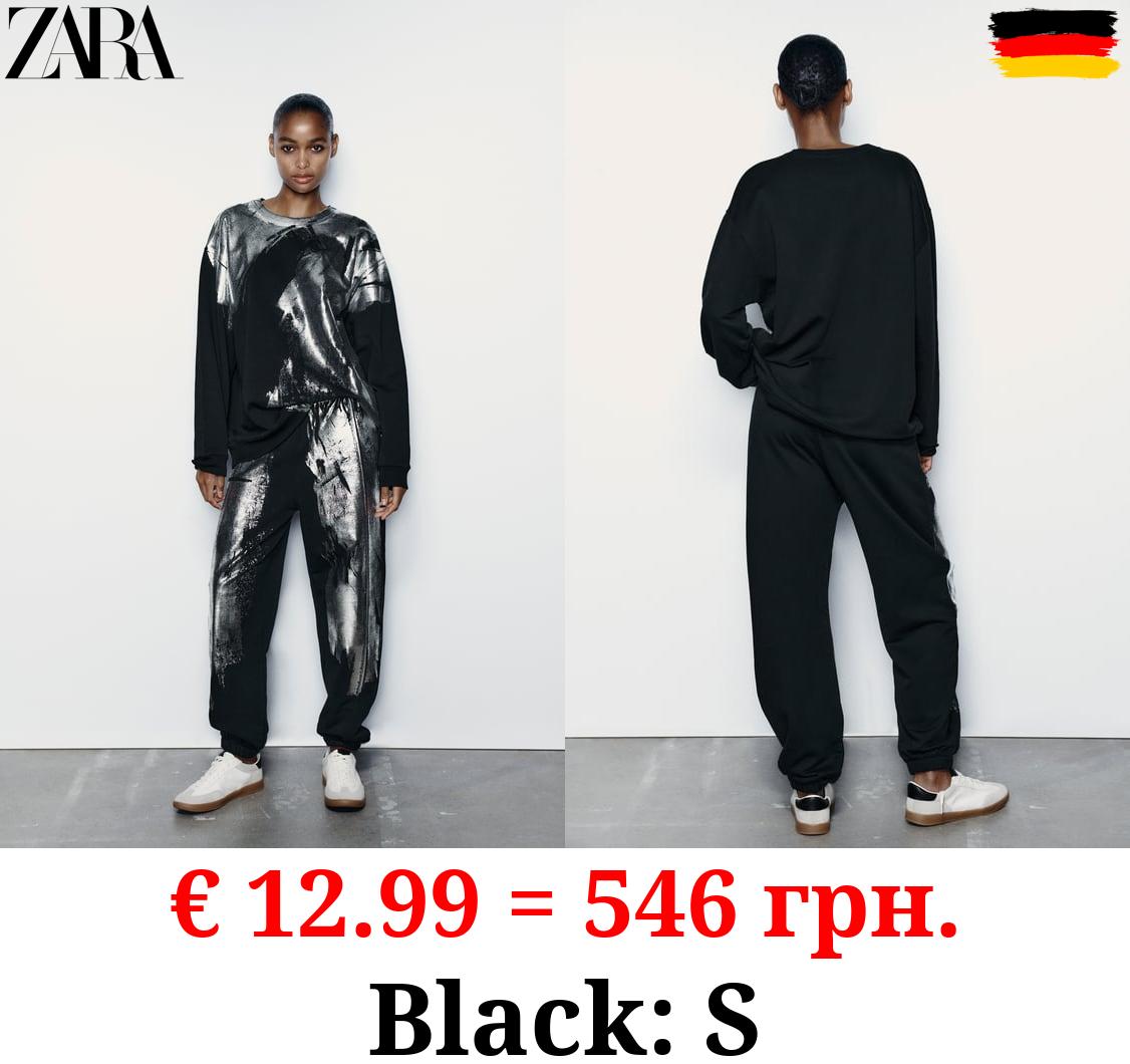 FOIL OVERSIZE SWEATSHIRT