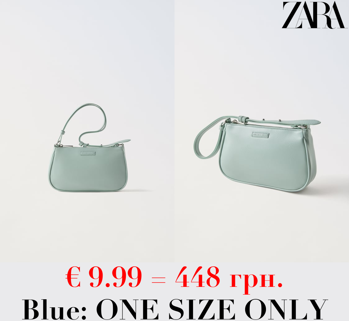 PATENT-FINISH SHOULDER BAG