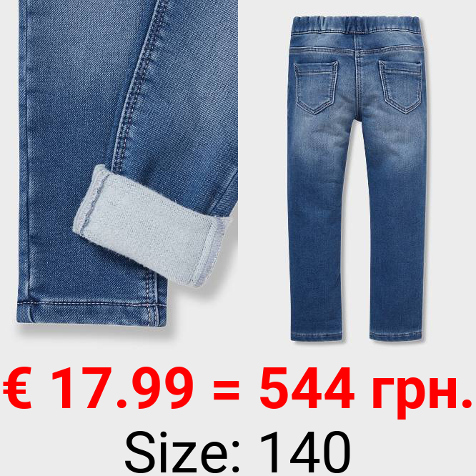 Skinny Jeans - Thermojeans - Glanz-Effekt