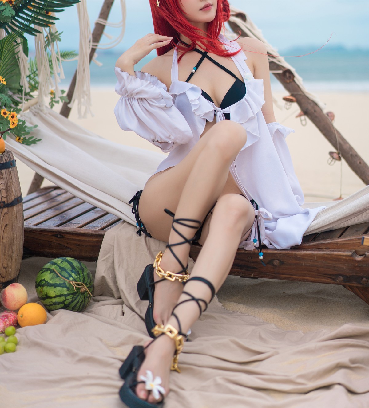 Cosplay 阿包也是兔娘 明日方舟 史尔特尔泳装 1