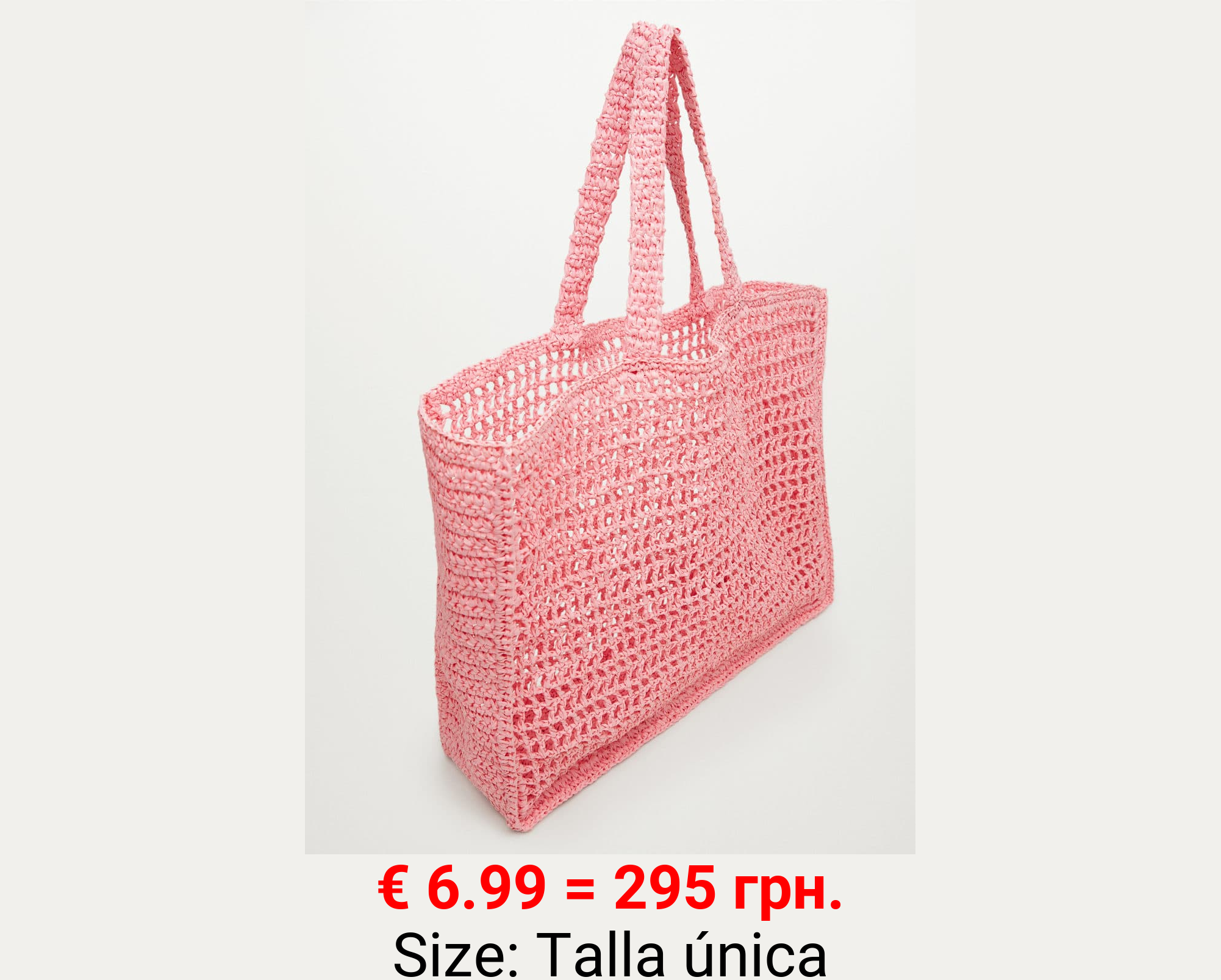 Bolso shopper rafia 