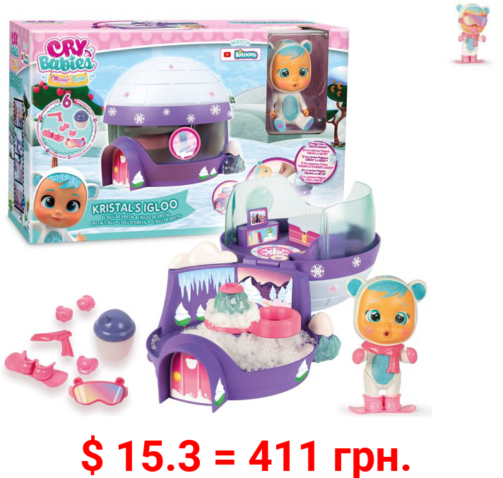 Cry Babies Magic Tears Kristal's Igloo with Exclusive Doll