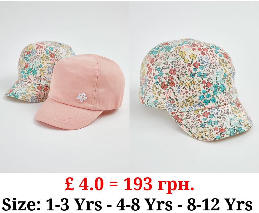 Floral Caps 2 Pack