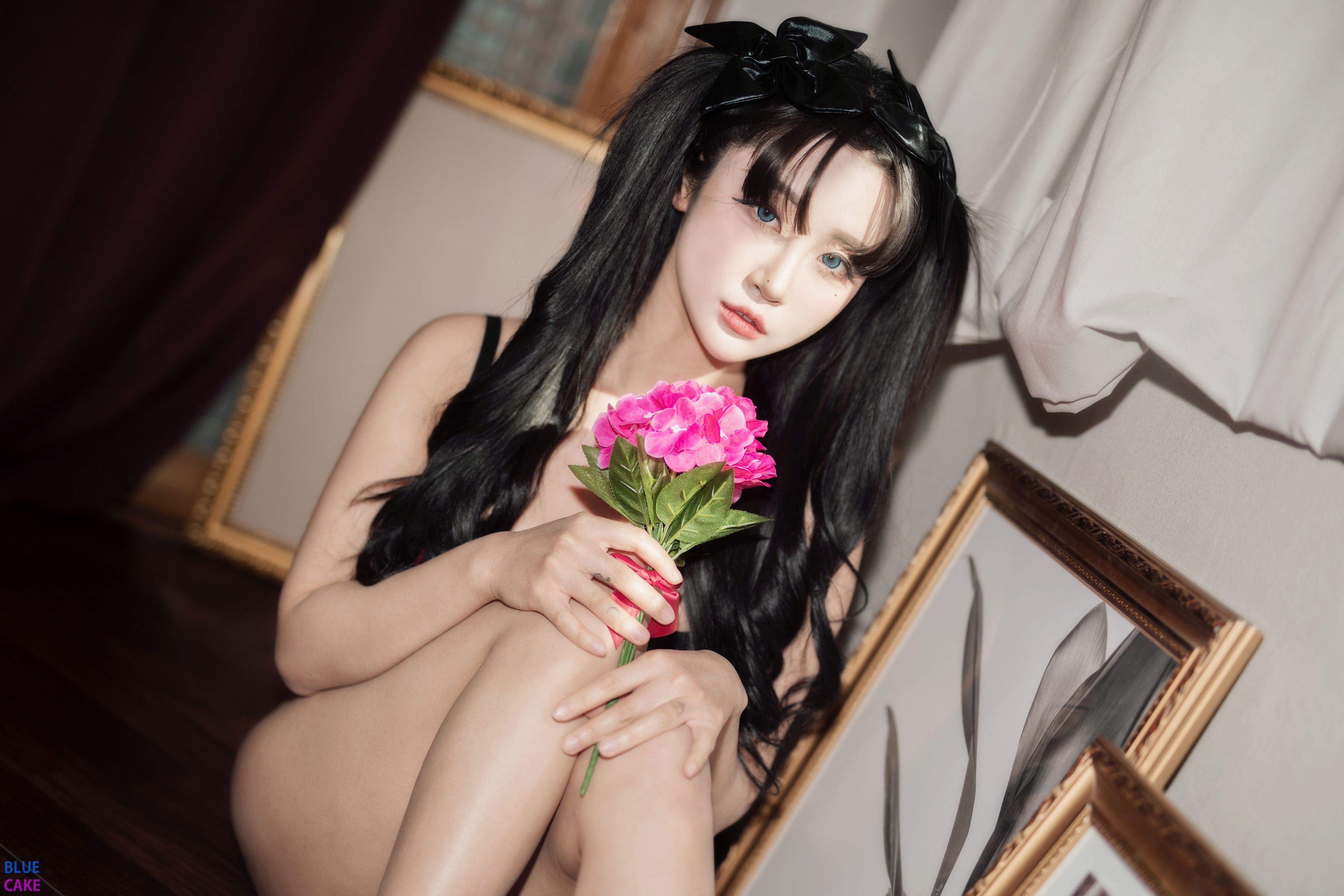 Bomi (보미) - NO.015 [BLUECAKE] &Zia (지아) Fate Saber x Thosaka Rin -Lingerie ver [128P-1.65GB] 46