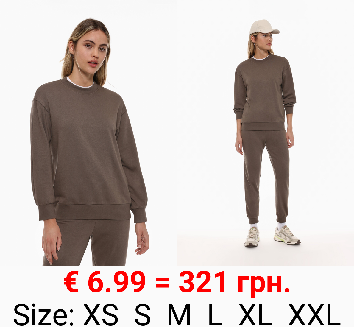 Basic tracksuit sweatshirt