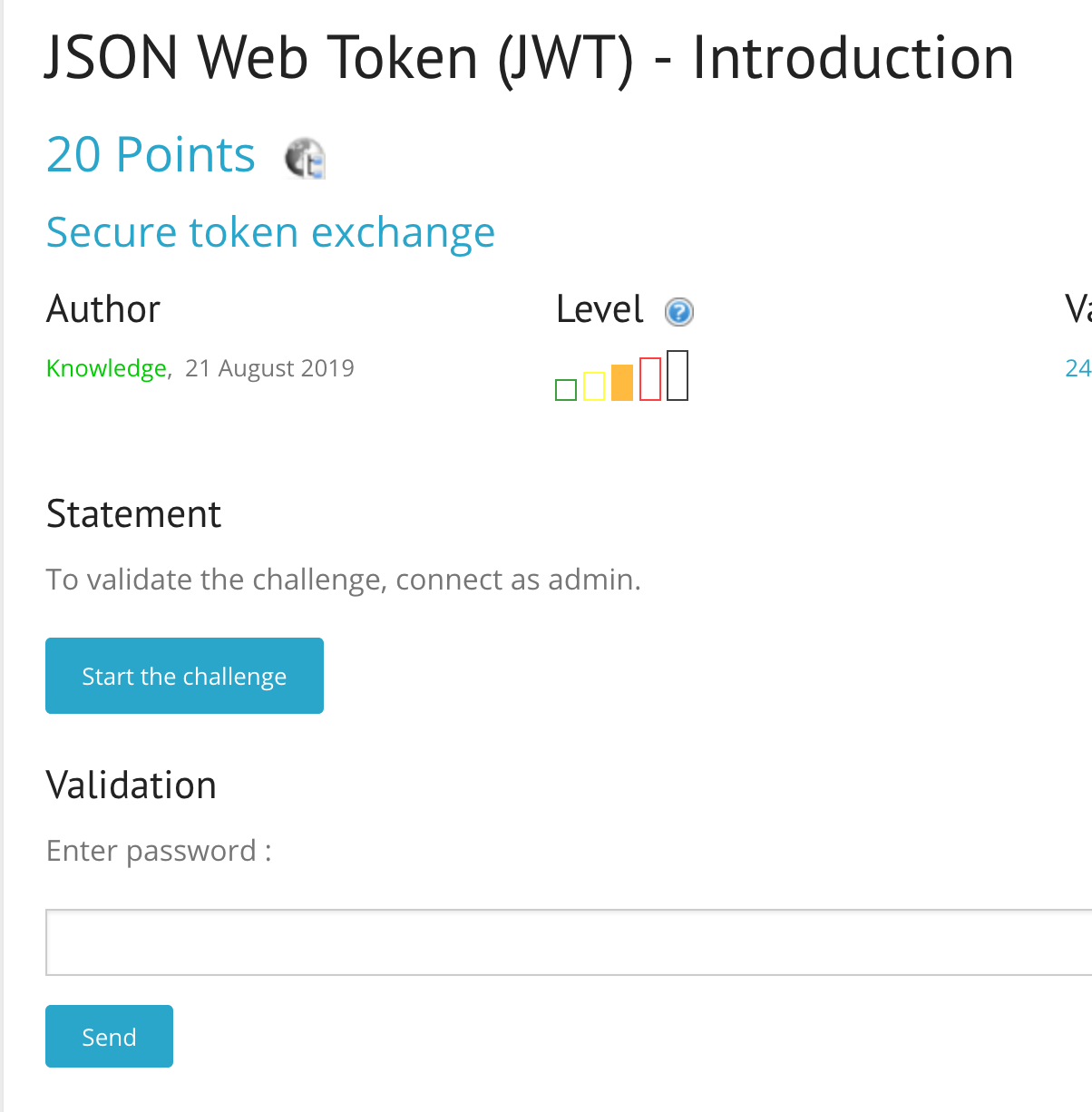     JSON WEB Token  