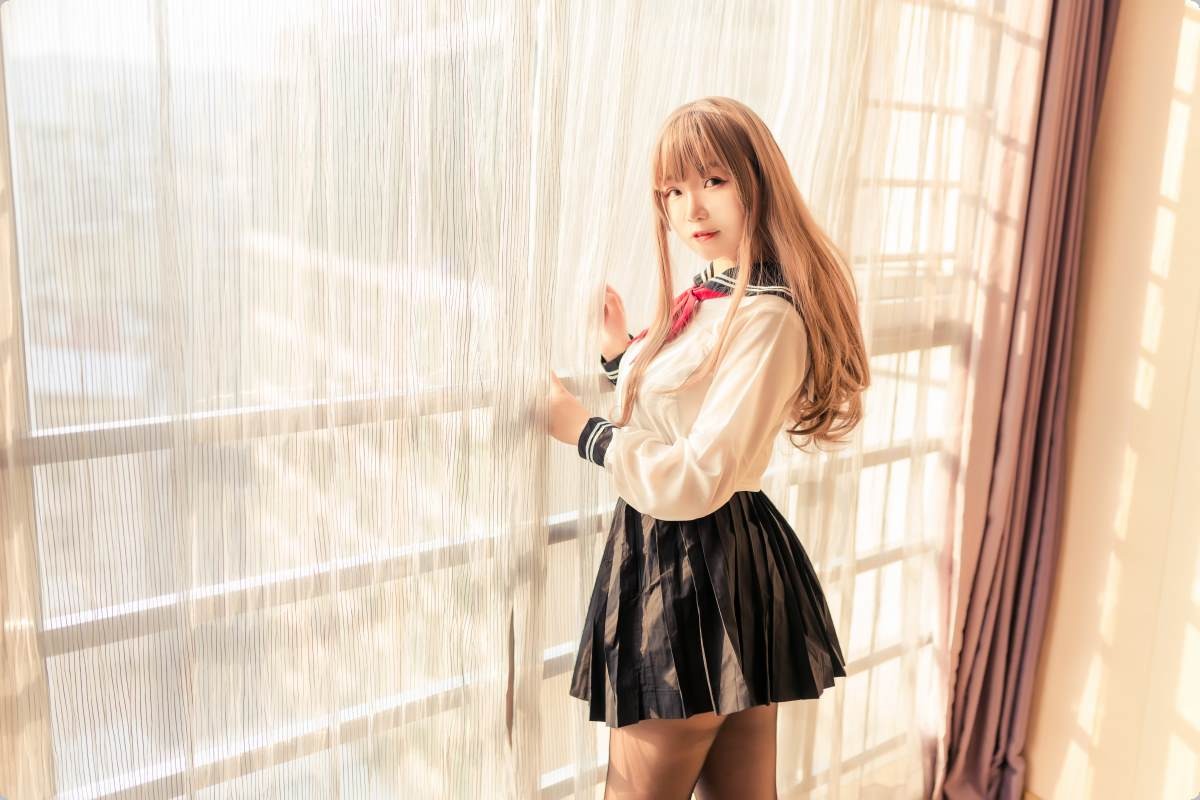 [Cos]宅夏 - 水手服黑丝 [30P] 15