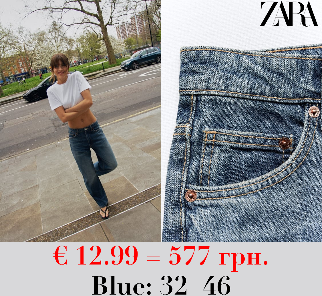 MID-RISE TAILORED BALLOON JEANS