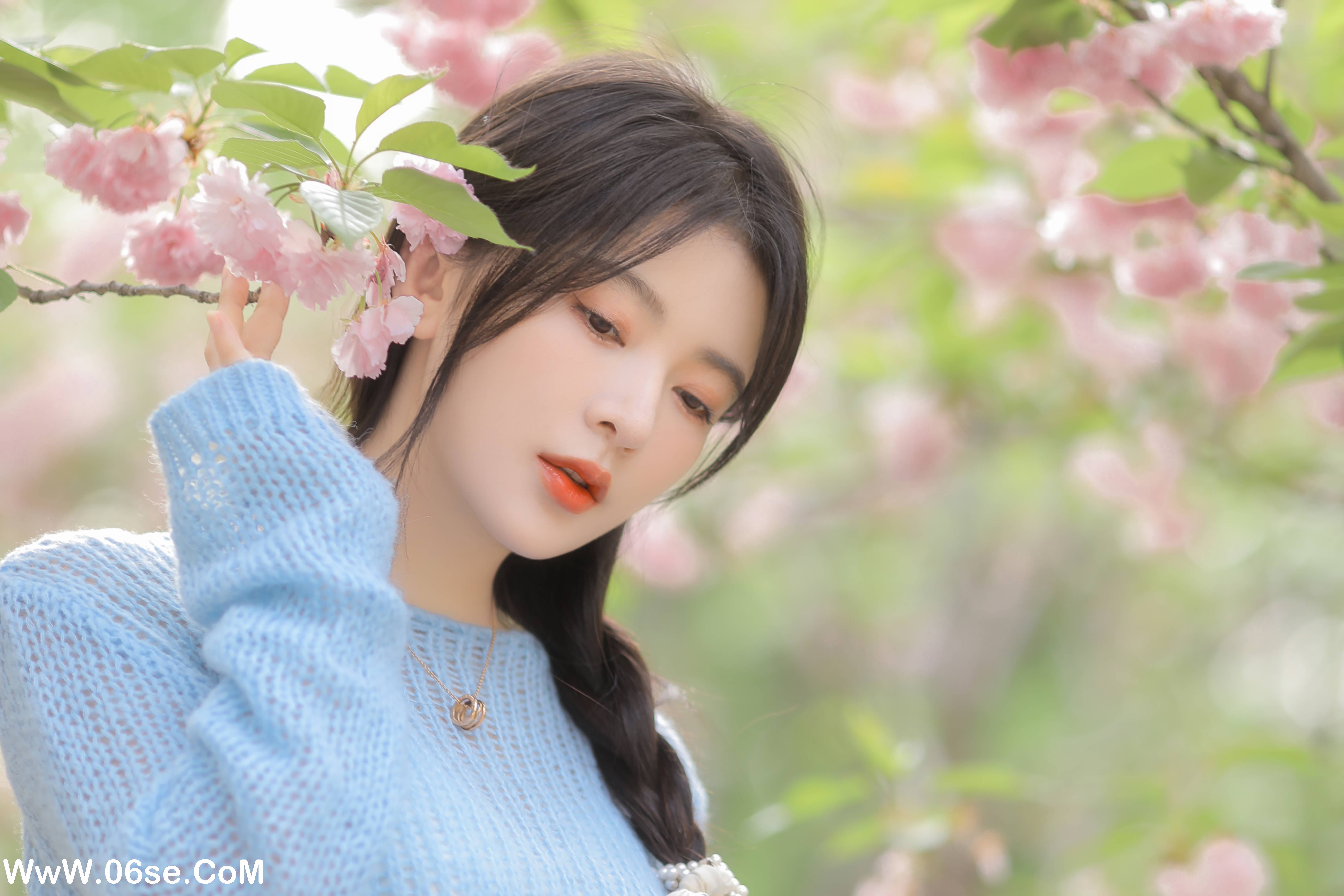 图片[13]-[YITUYU艺图语]2022.06.22 粉蓝晚樱 杨伊墨[29P-121.6M]-六色网