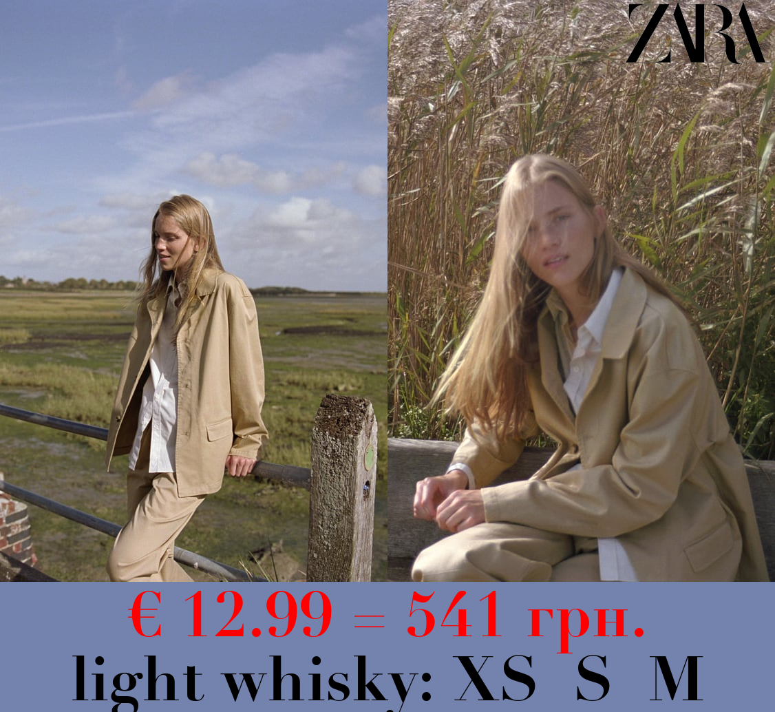 ZW COLLECTION FADED TWILL BLAZER